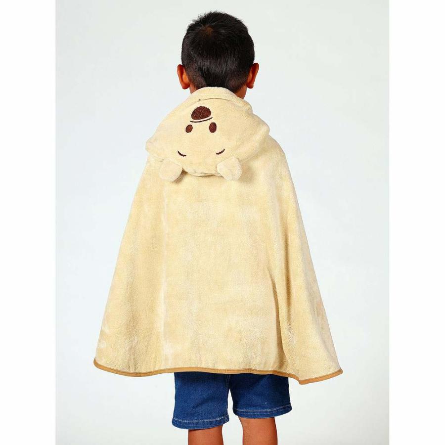 スケーター Skater 吸水速乾フード付きバスポンチョ くまのプーさん BPO1 ポンチョ タオル お風呂 プール ディズニー | スケーター | 02