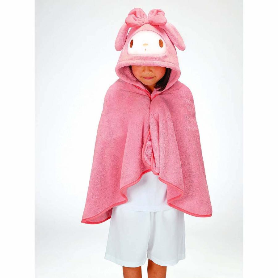 スケーター Skater 吸水速乾フード付きバスポンチョ マイメロディ BPO1 ポンチョ タオル お風呂 プール サンリオ | スケーター | 01