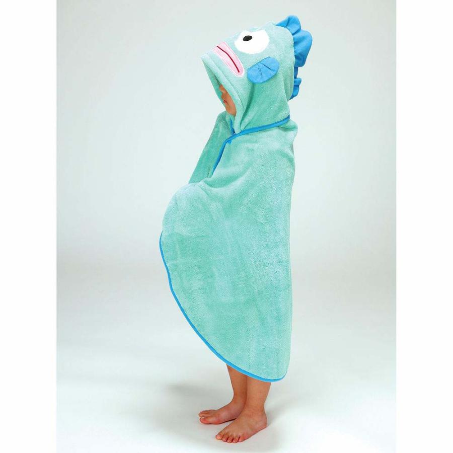 スケーター Skater 吸水速乾フード付きバスポンチョ はんぎょどん BPO1 ポンチョ タオル お風呂 プール サンリオ | スケーター | 02