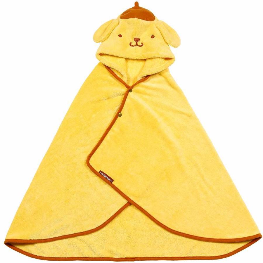 スケーター Skater 吸水速乾フード付きバスポンチョ ポムポムプリン BPO1 ポンチョ タオル お風呂 プール サンリオ | スケーター