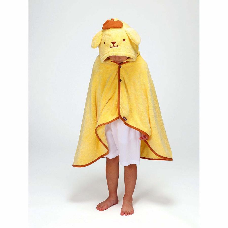 スケーター Skater 吸水速乾フード付きバスポンチョ ポムポムプリン BPO1 ポンチョ タオル お風呂 プール サンリオ | スケーター | 02