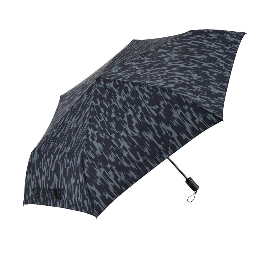 シューズ セレクション SHU'S SELECTION Waterfront 軽量自動開閉 折りたたみ傘 60cm バーク ブラック U360-0805BK1-BA | ブランド登録なし