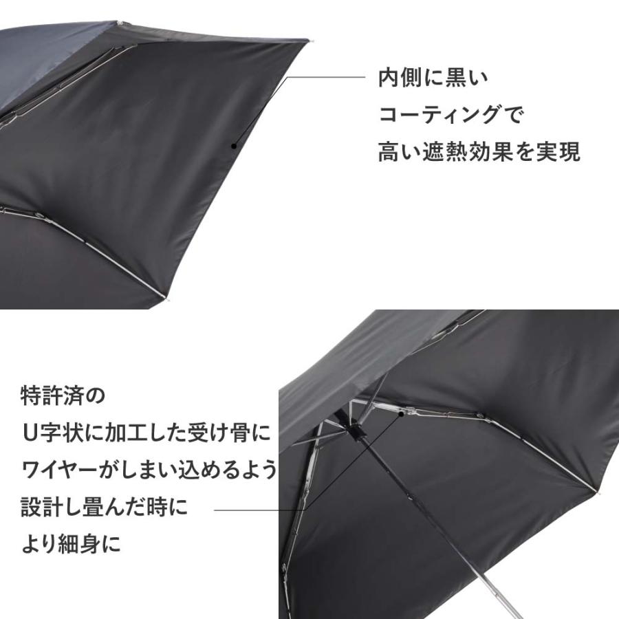 シューズ セレクション SHU'S SELECTION Waterfront ポケフラット サンシェイド50 折りたたみ傘 ダークネイビー S350-0772DN1-B5 | ブランド登録なし | 04