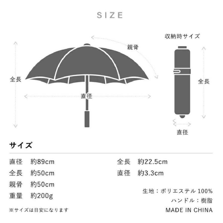 シューズ セレクション SHU'S SELECTION Waterfront ポケフラット サンシェイド50 折りたたみ傘 ダークネイビー S350-0772DN1-B5 | ブランド登録なし | 05