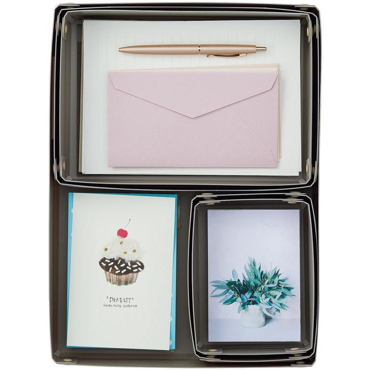 LIHIT LAB.＜リヒトラブ＞ Roomy デスクトレー A4ワイド ピンク A793-12 収納 小物入れ おしゃれ インテリア 仕分け 分類 | LIHIT LAB. | 06