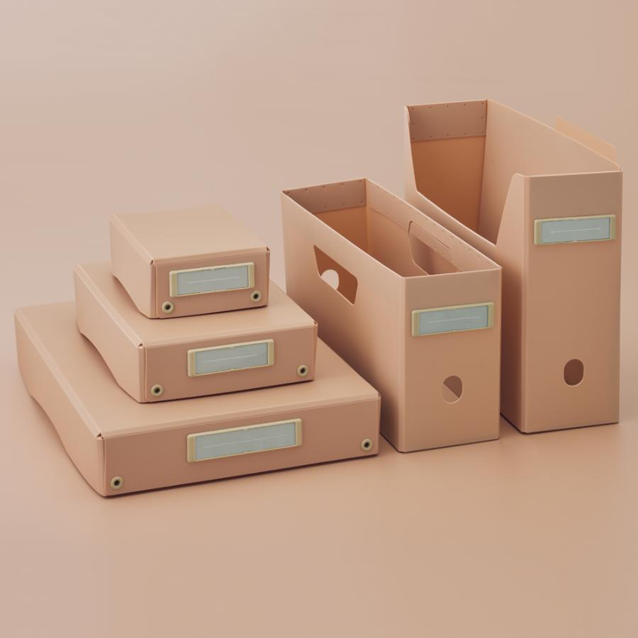 LIHIT LAB.＜リヒトラブ＞ Roomy ボックスファイル ＜ハイタイプ＞ A4 ピンク F291-12 収納 書類入れ おしゃれ インテリア 仕分け 分類 | LIHIT LAB. | 10
