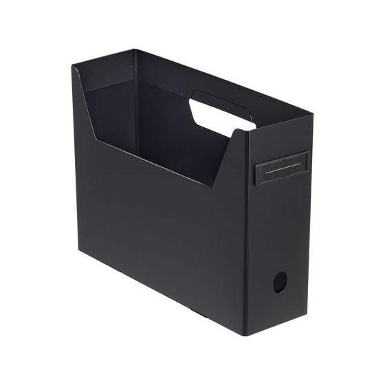 LIHIT LAB.＜リヒトラブ＞ Roomy ボックスファイル ＜ハイタイプ＞ A4 ブラック F291-24 収納 書類入れ おしゃれ インテリア 仕分け 分類 | LIHIT LAB.