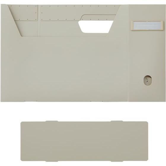 LIHIT LAB.＜リヒトラブ＞ Roomy ボックスファイル ＜ハイタイプ＞ A4 グレー F291-27 収納 書類入れ おしゃれ インテリア 仕分け 分類 | LIHIT LAB. | 07