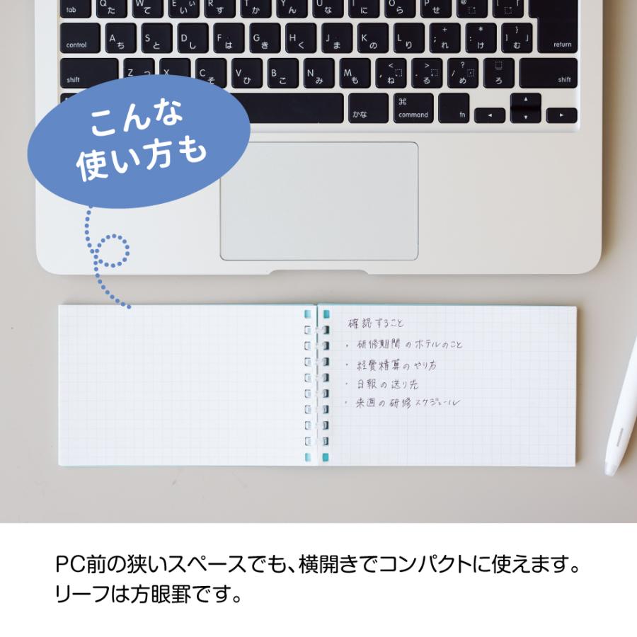 LIHIT LAB.＜リヒトラブ＞ スタンドメモ メモサイズ レッド N1766-3 ノート メモ帳 自立 コンパクト 横置 交換 | LIHIT LAB. | 02