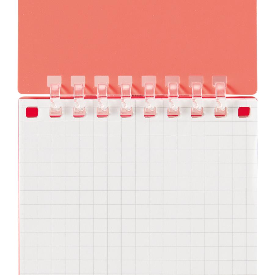 LIHIT LAB.＜リヒトラブ＞ スタンドメモ メモサイズ レッド N1766-3 ノート メモ帳 自立 コンパクト 横置 交換 | LIHIT LAB. | 08