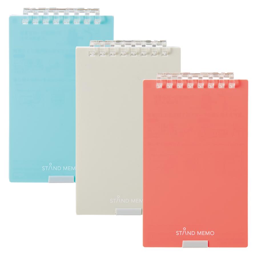 LIHIT LAB.＜リヒトラブ＞ スタンドメモ メモサイズ ライトグリーン N1766-19 ノート メモ帳 自立 コンパクト 横置 交換 | LIHIT LAB. | 09
