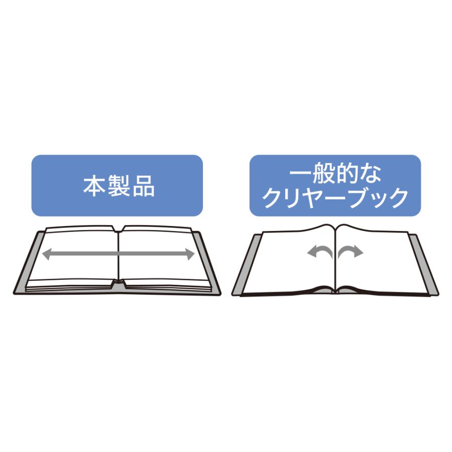 LIHIT LAB.＜リヒトラブ＞ CUBE FIZZ 書き込めるクリヤーブック A4 パープル N6005-10 クリアファイル 書きこめる 便利 | LIHIT LAB. | 07