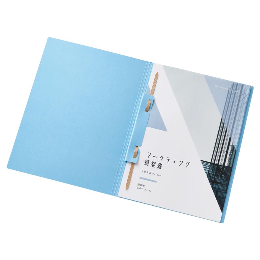 LIHIT LAB.＜リヒトラブ＞ ペーパールーパー A4 F560 エコ ファイル ルーパー フラット 紙 プレゼン | LIHIT LAB. | 03