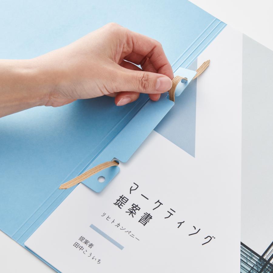 LIHIT LAB.＜リヒトラブ＞ ペーパールーパー A4 F560 エコ ファイル ルーパー フラット 紙 プレゼン | LIHIT LAB. | 05