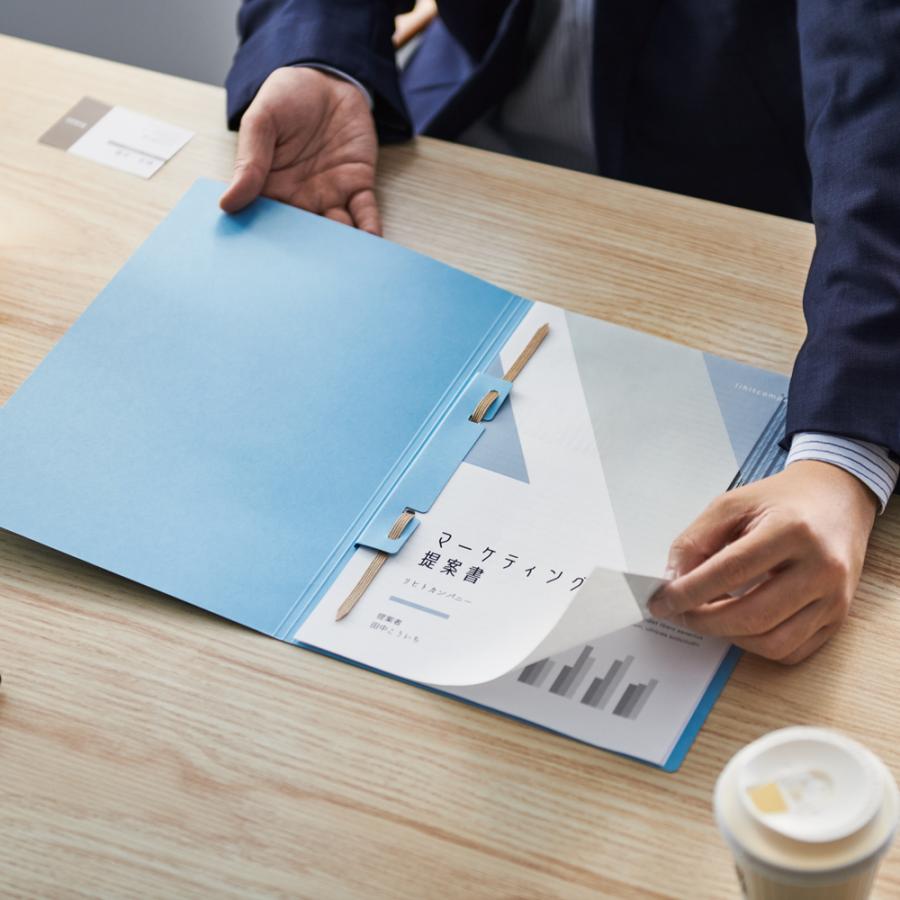 LIHIT LAB.＜リヒトラブ＞ ペーパールーパー A4 F560 エコ ファイル ルーパー フラット 紙 プレゼン | LIHIT LAB. | 06