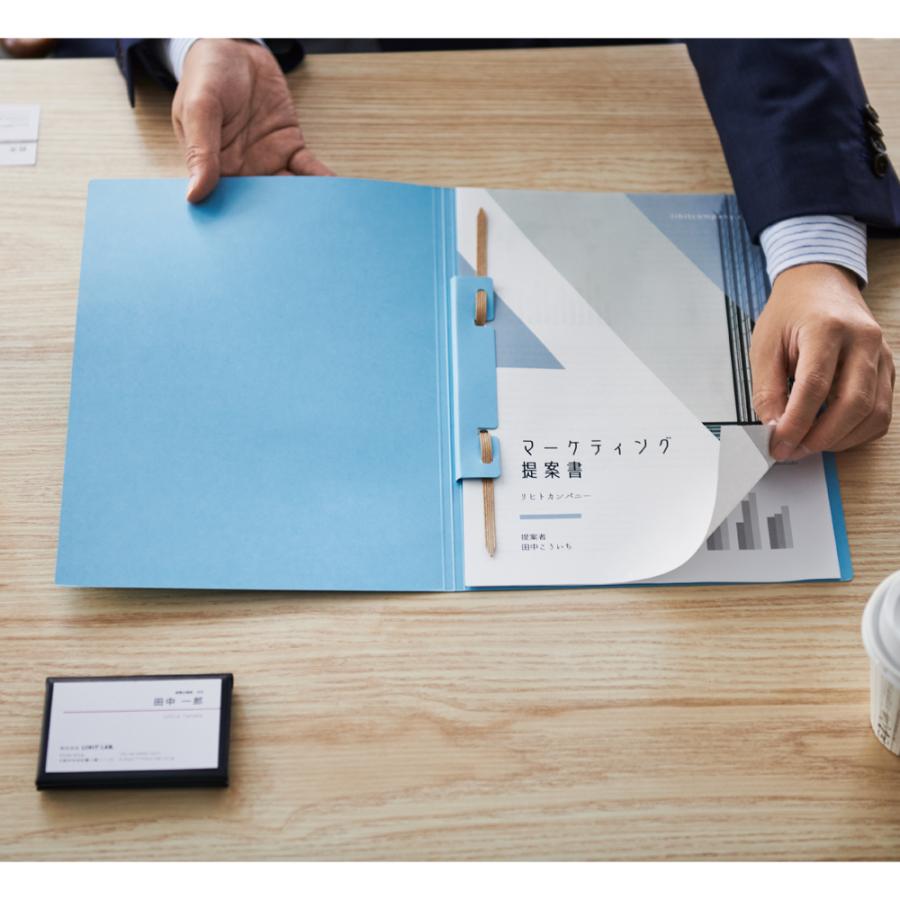 LIHIT LAB.＜リヒトラブ＞ ペーパールーパー A4 F560 エコ ファイル ルーパー フラット 紙 プレゼン | LIHIT LAB. | 07