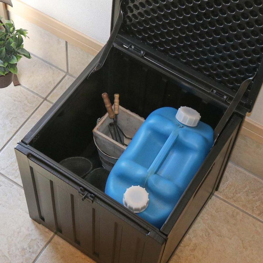 不二貿易 外置き可能 収納ボックス 76L 黒 ブラック 38050 | 不二貿易 | 05