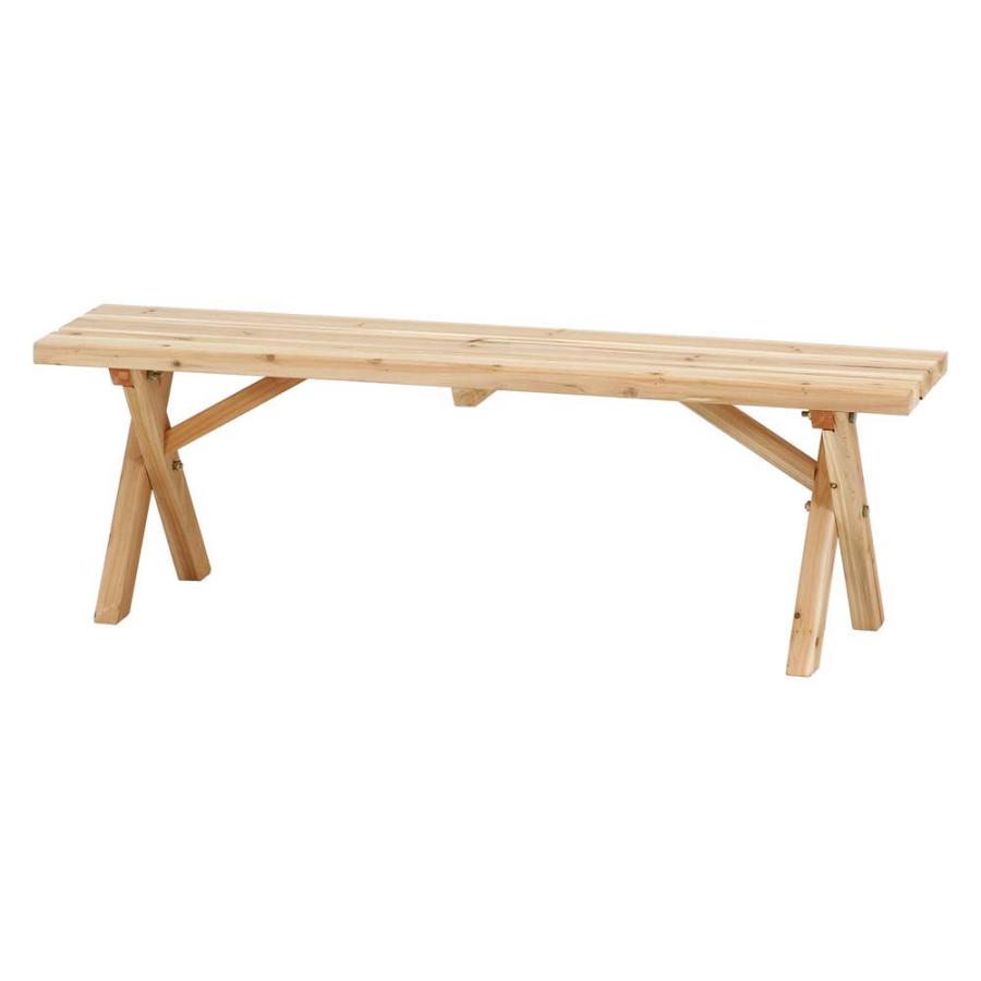 不二貿易 BBQテーブル&ベンチセット コンロスペース付き 軽量 クリア塗装 84524 | 不二貿易 | 02