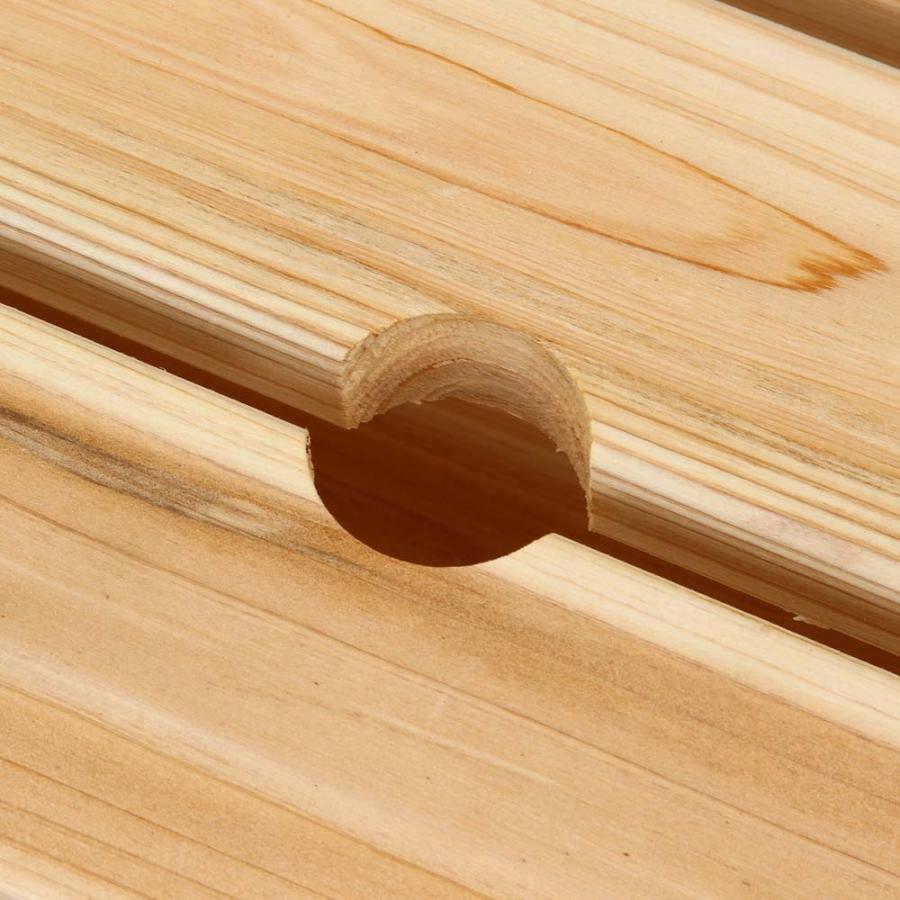 不二貿易 BBQテーブル&ベンチセット コンロスペース付き 軽量 クリア塗装 84524 | 不二貿易 | 05