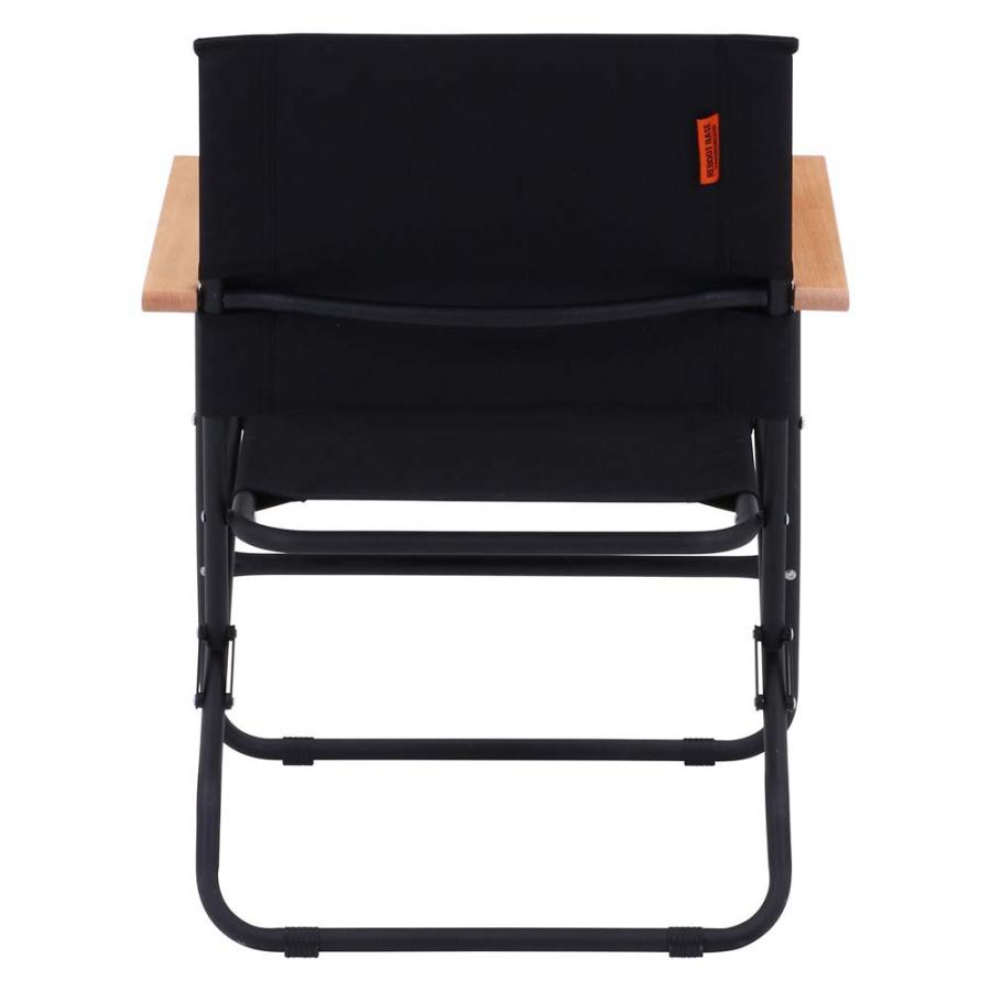 不二貿易 木製アームレスト 折りたたみチェア ローバーチェア ロータイプ ブラック 85917 | 不二貿易 | 03