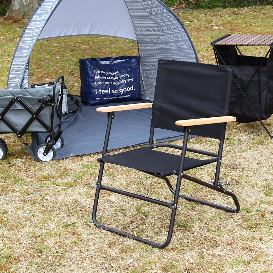 不二貿易（Fuji Boeki） 木製アームレスト 折りたたみチェア ローバー