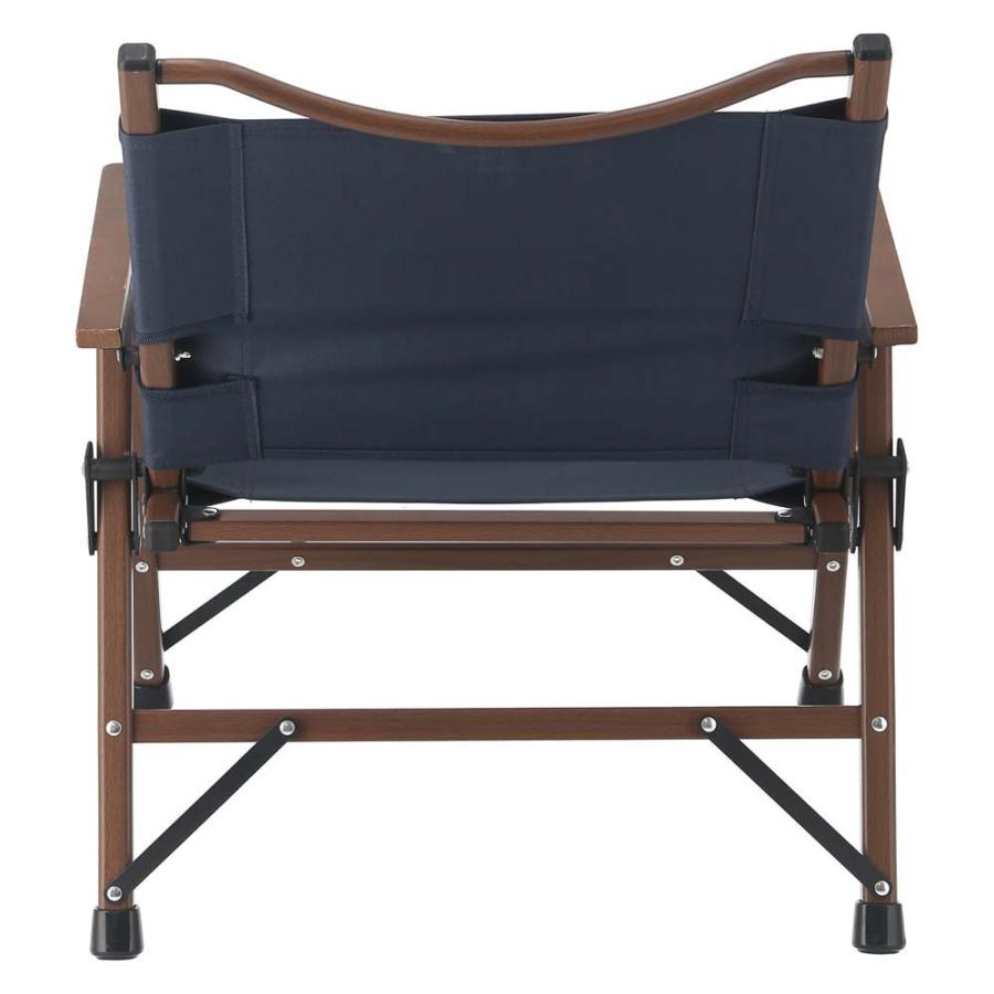 不二貿易 フォールディングチェア シュミット 折りたたみアウトドアチェア ネイビー 37981 | 不二貿易 | 03