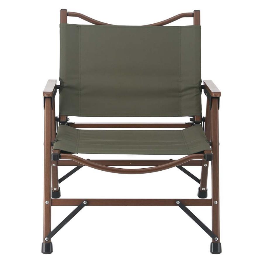 不二貿易 フォールディングチェア シュミット 折りたたみアウトドアチェア オリーブ 37982 | 不二貿易 | 01