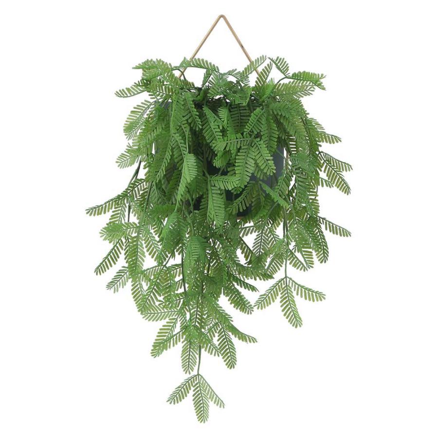 不二貿易 フェイクグリーン ミモザ ハンギング 41125 | 不二貿易