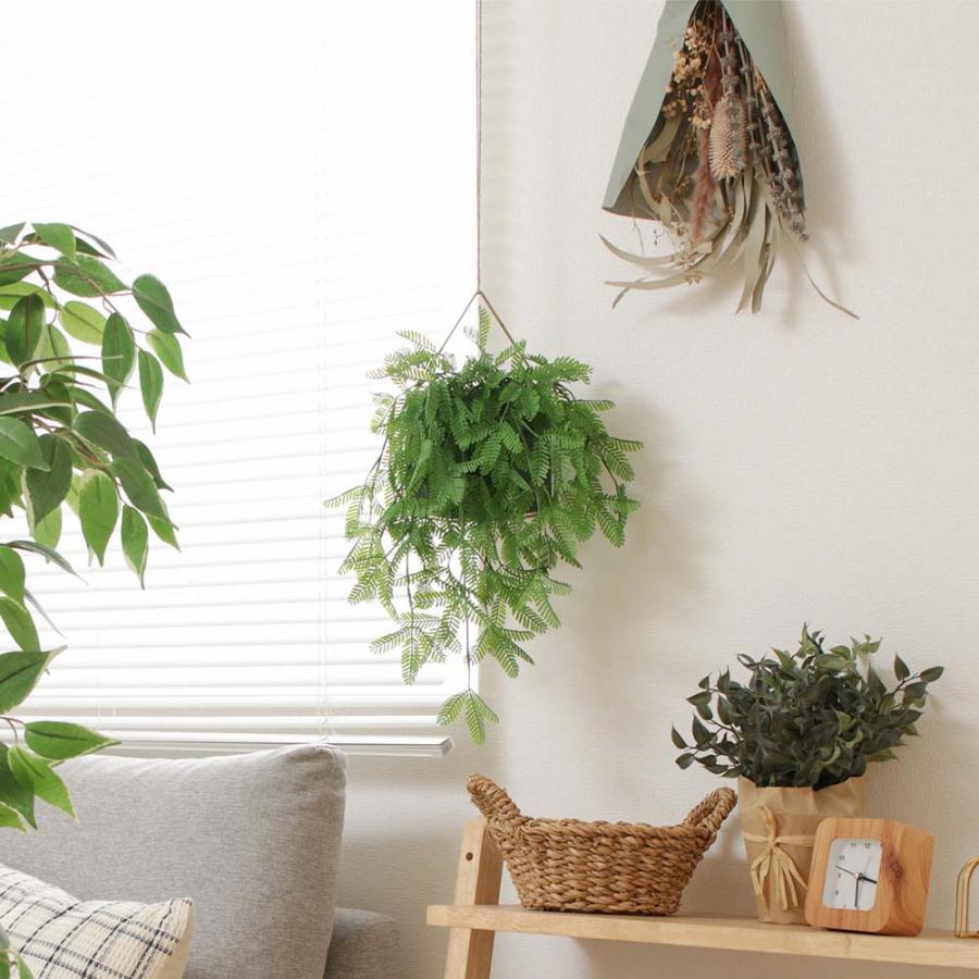 不二貿易 フェイクグリーン ミモザ ハンギング 41125 | 不二貿易 | 05