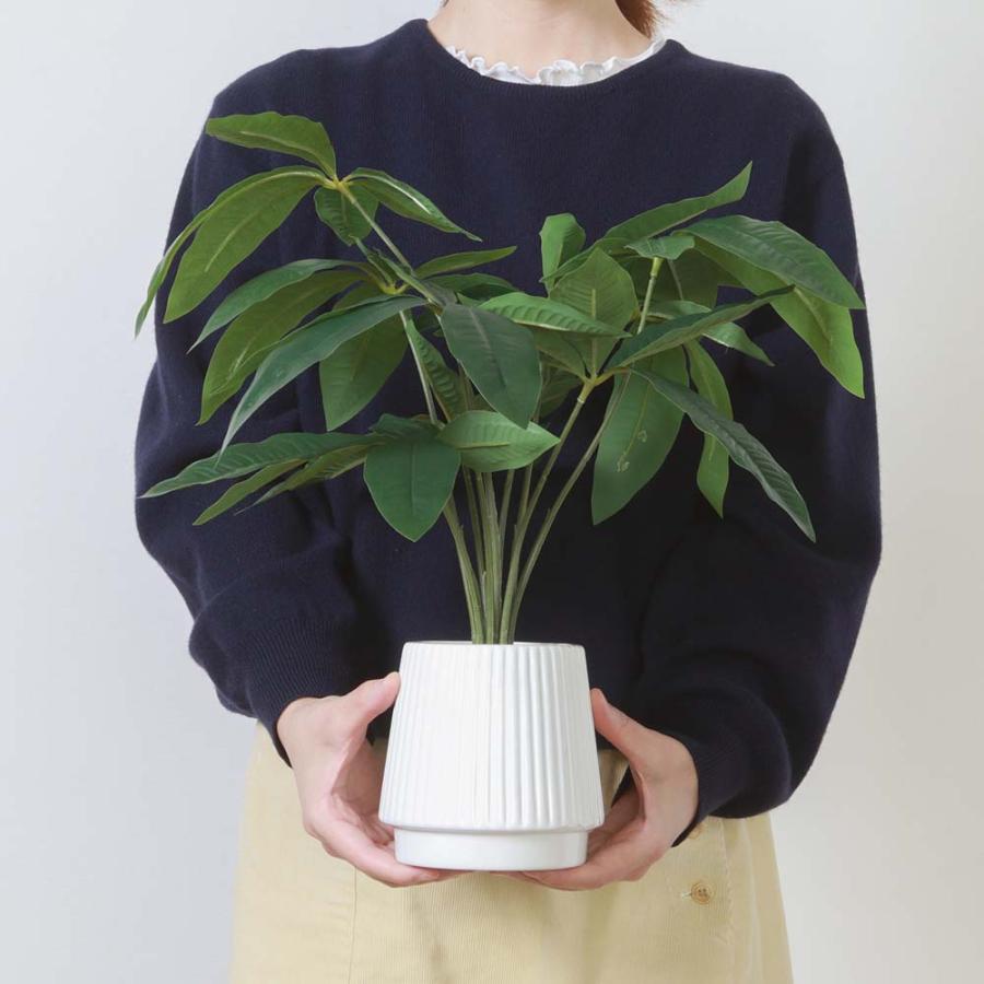 不二貿易 フェイクグリーン パキラ セラミックポット グリーン 41128 | 不二貿易 | 03