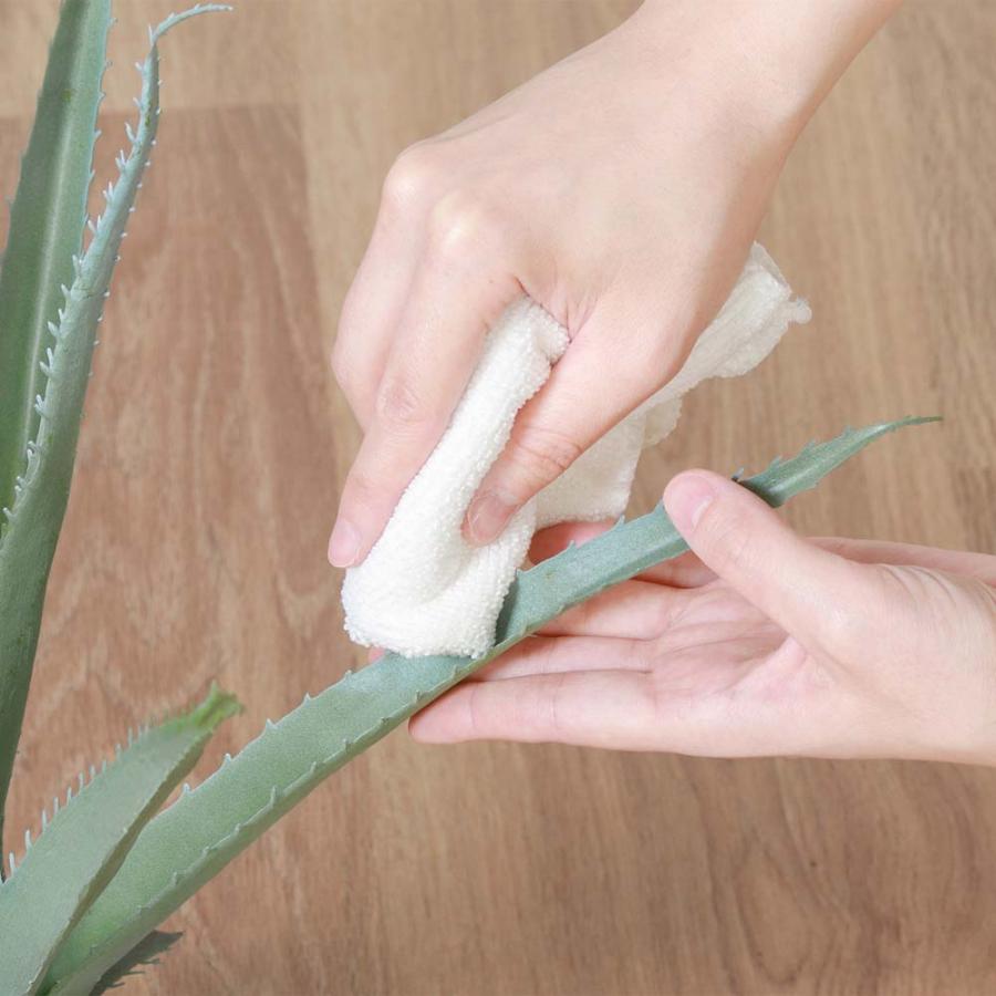 不二貿易 フェイクグリーン アロエ Sサイズ セメントポット グリーン 41134 | 不二貿易 | 02