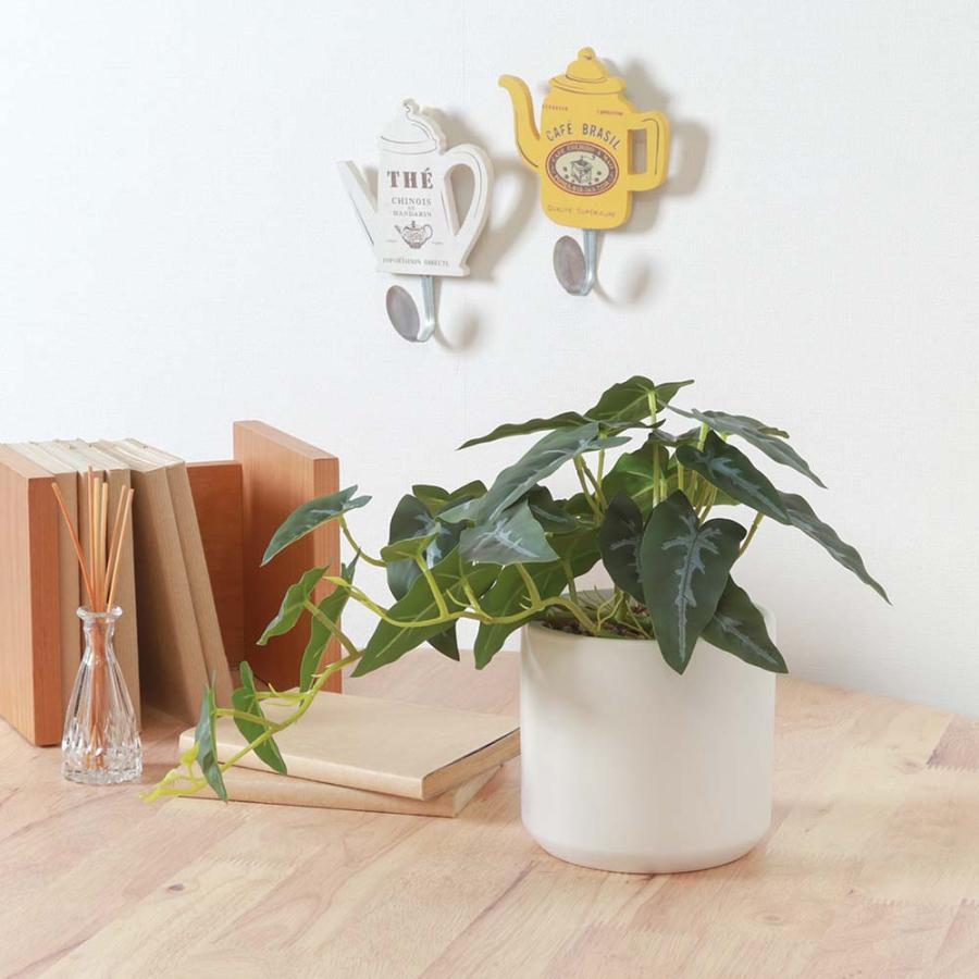 不二貿易 フェイクグリーン アロカシア セラミックポット グリーン 41138 | 不二貿易 | 04