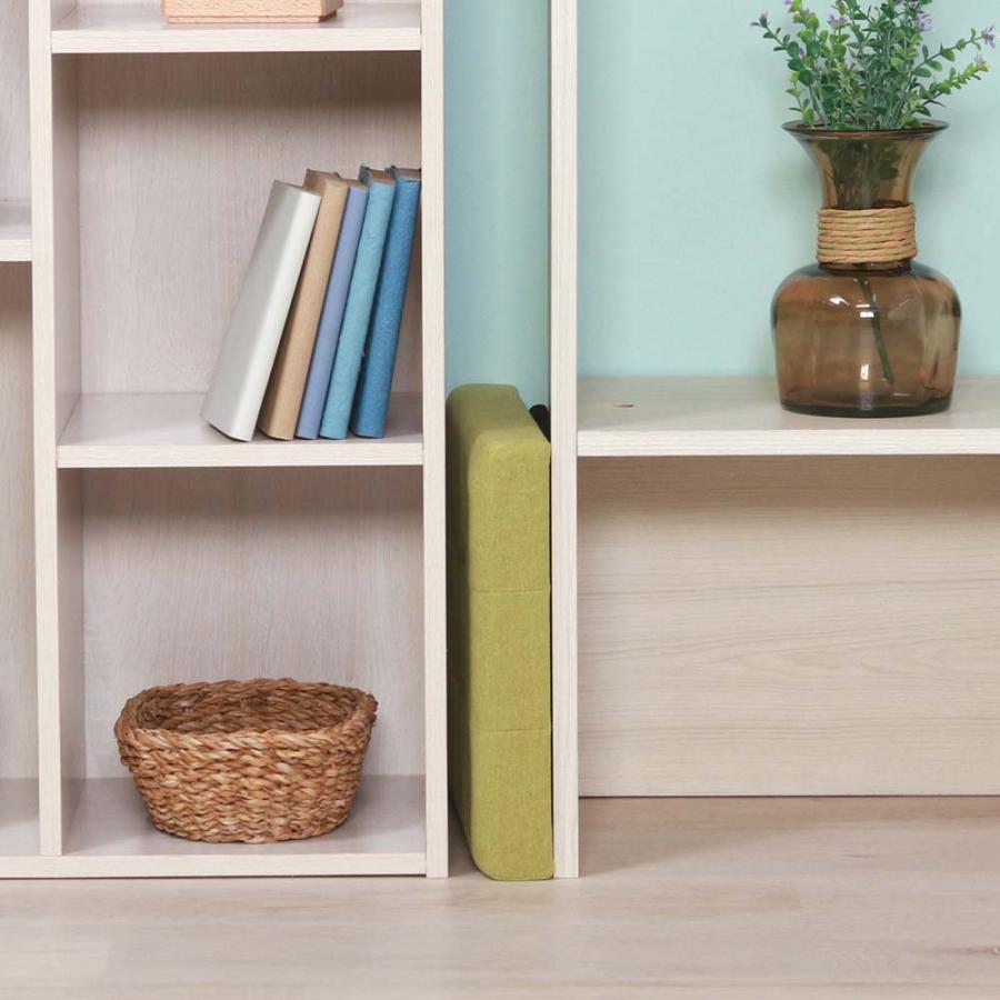 不二貿易 収納スツール 30cm ウール調 リーフグリーン 28093 | 不二貿易 | 03