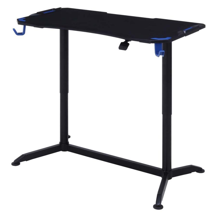 不二貿易 ゲーミングデスク XeNO(ゼノ) PRO-01 ブルー 38137 | 不二貿易 | 01