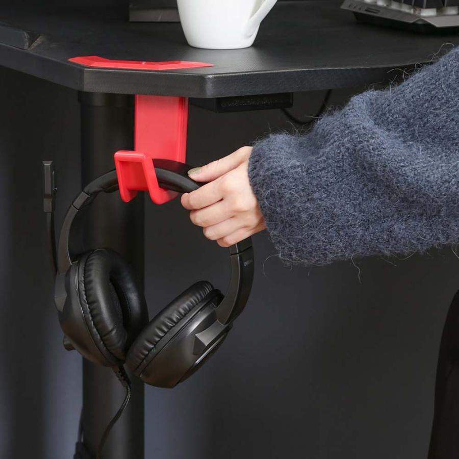 不二貿易 ゲーミングデスク XeNO(ゼノ) PRO-01 レッド 38138 | 不二貿易 | 03