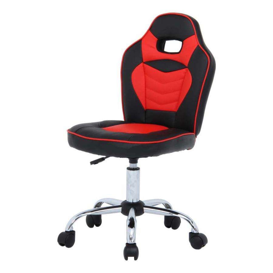 不二貿易 レーシングチェア キッズ用 レッド 60700 | 不二貿易