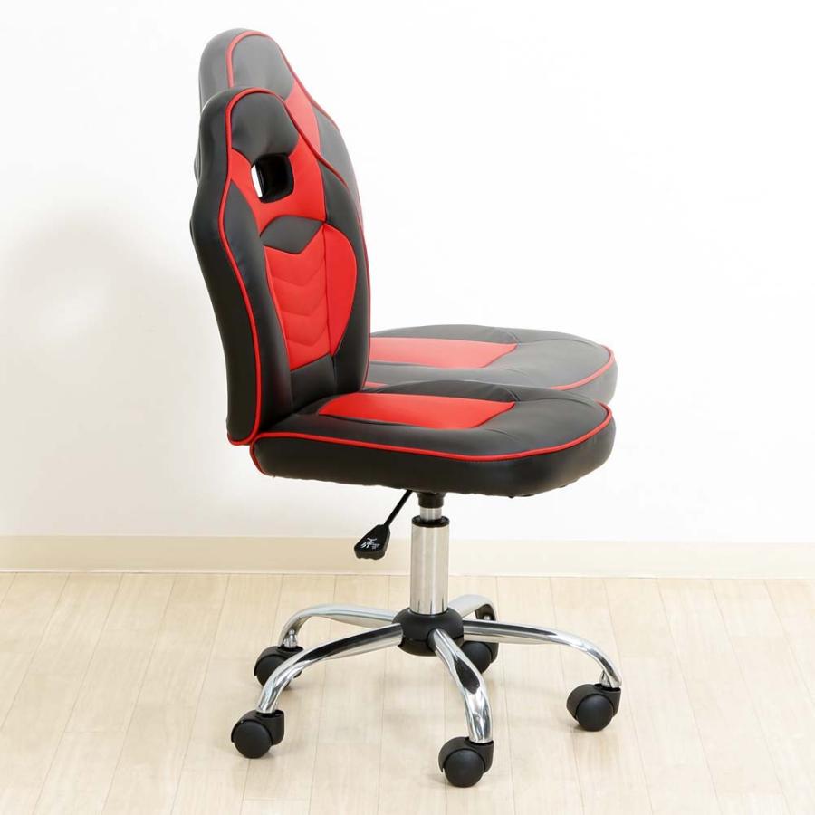不二貿易 レーシングチェア キッズ用 レッド 60700 | 不二貿易 | 05