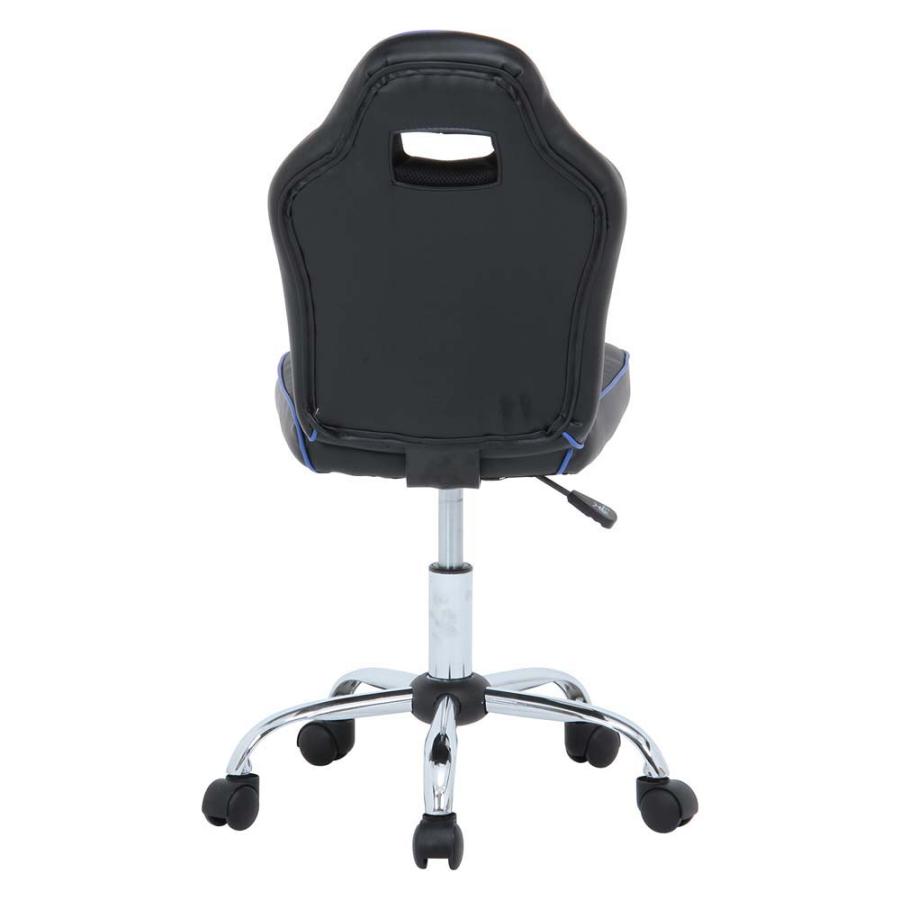 不二貿易 レーシングチェア キッズ用 ブルー 60701 | 不二貿易 | 03
