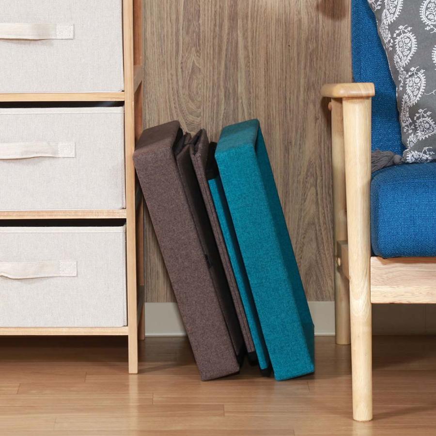 不二貿易 ペットハウスキューブ2段 ブルー / ブラウン 53712 | 不二貿易 | 04