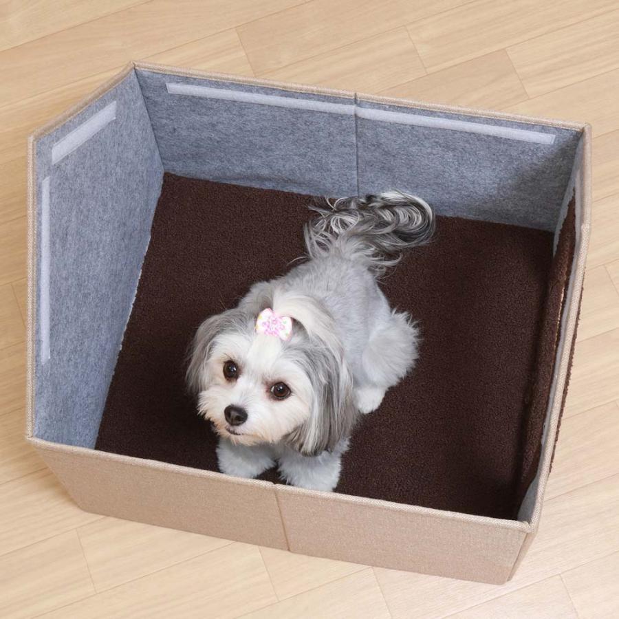 不二貿易 ペットハウス 三角屋根 Lサイズ ベージュ 53716 | 不二貿易 | 05