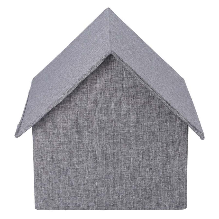 不二貿易 ペットハウス 三角屋根 Lサイズ グレー 53717 | 不二貿易 | 03