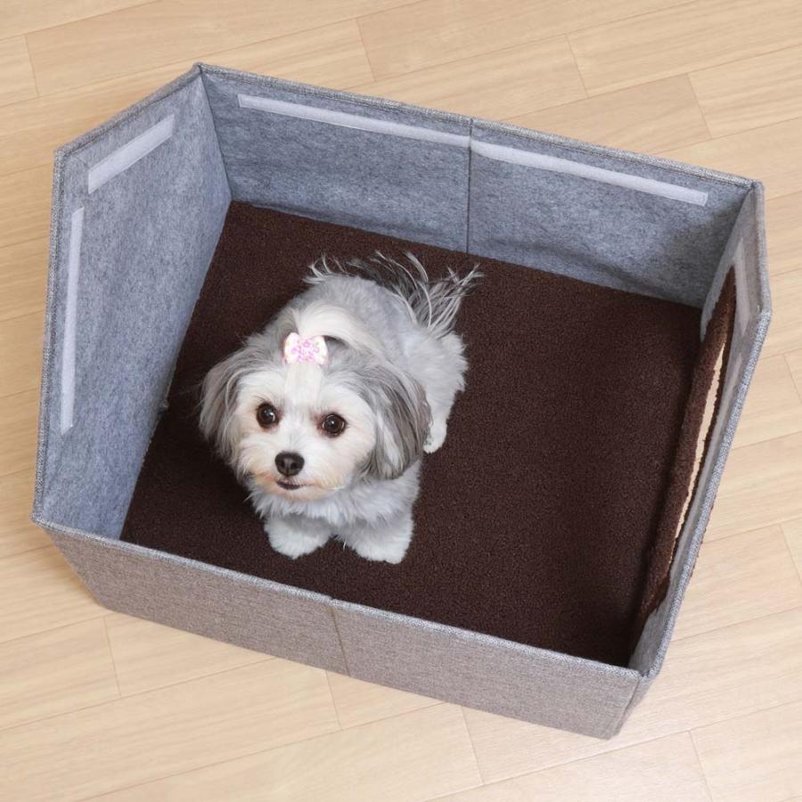 不二貿易 ペットハウス 三角屋根 Lサイズ グレー 53717 | 不二貿易 | 05