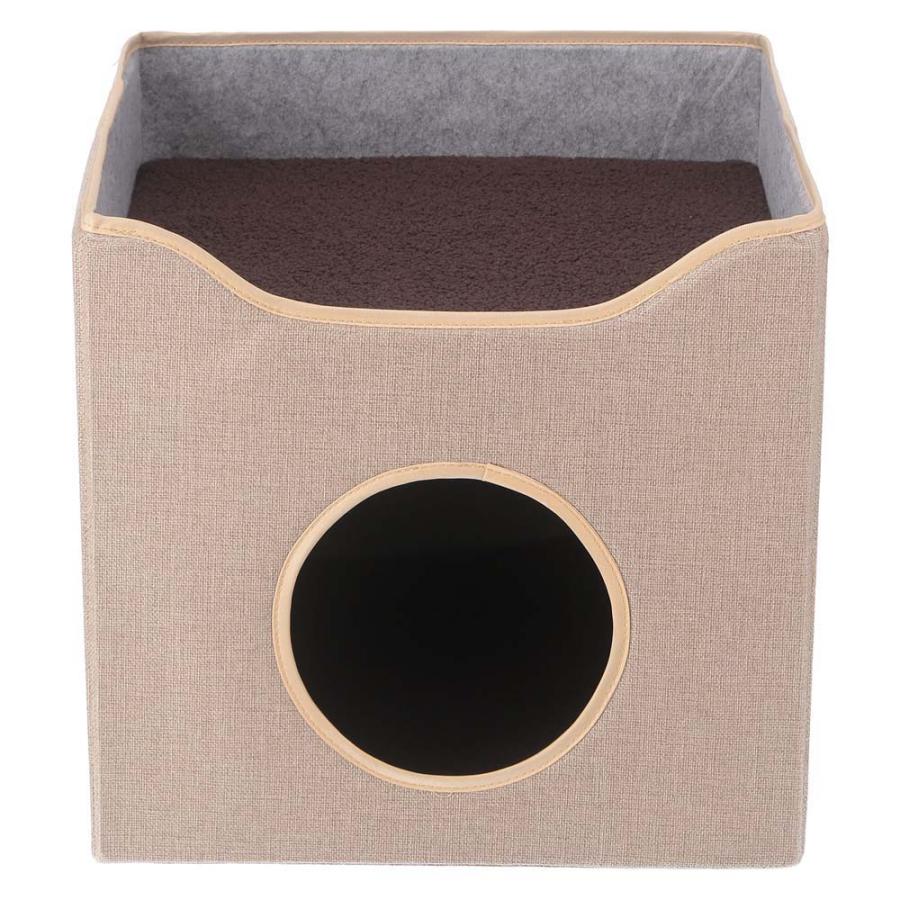 不二貿易 ペットハウス ルーフベッド付き ベージュ 53718 | 不二貿易 | 01