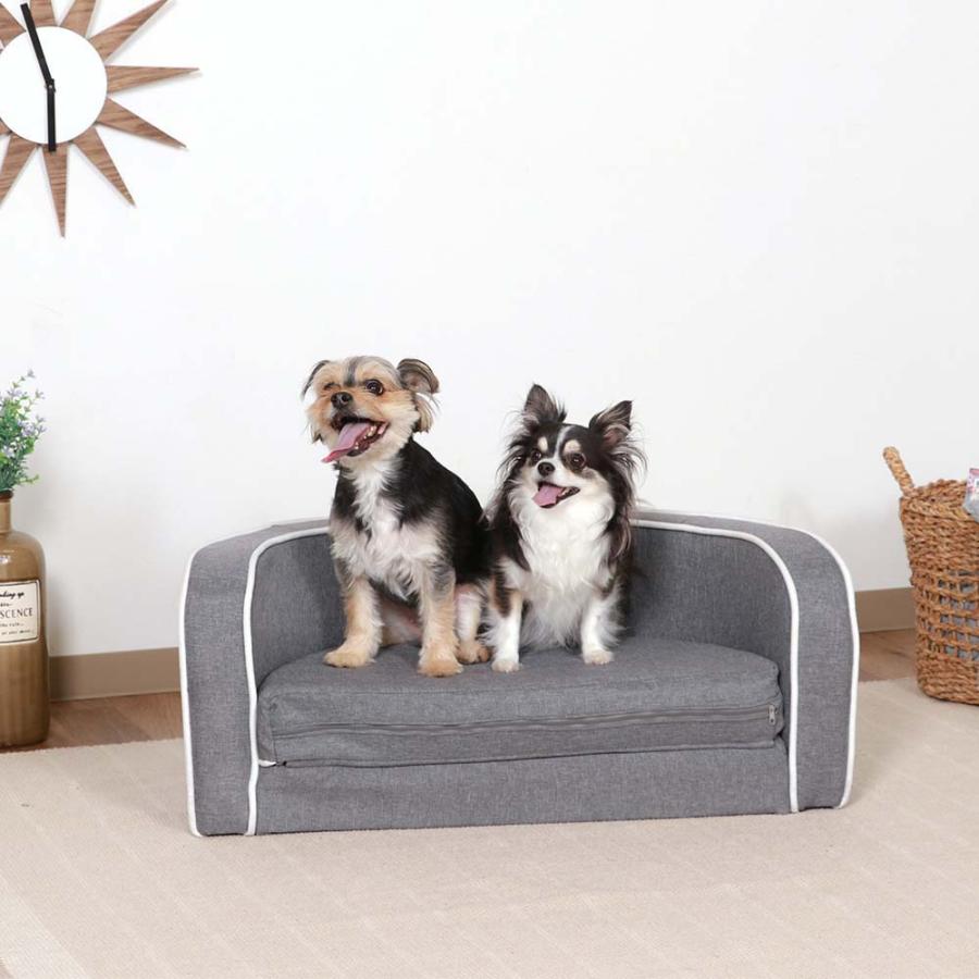 不二貿易 座面を広げることが出来るペット用フロアソファです。 45226 | 不二貿易 | 06