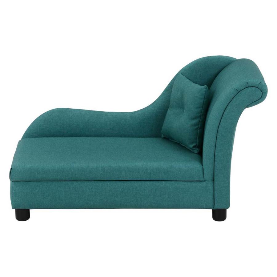 不二貿易 ペットカウチソファ(クッション付き) グリーン 45230 | 不二貿易