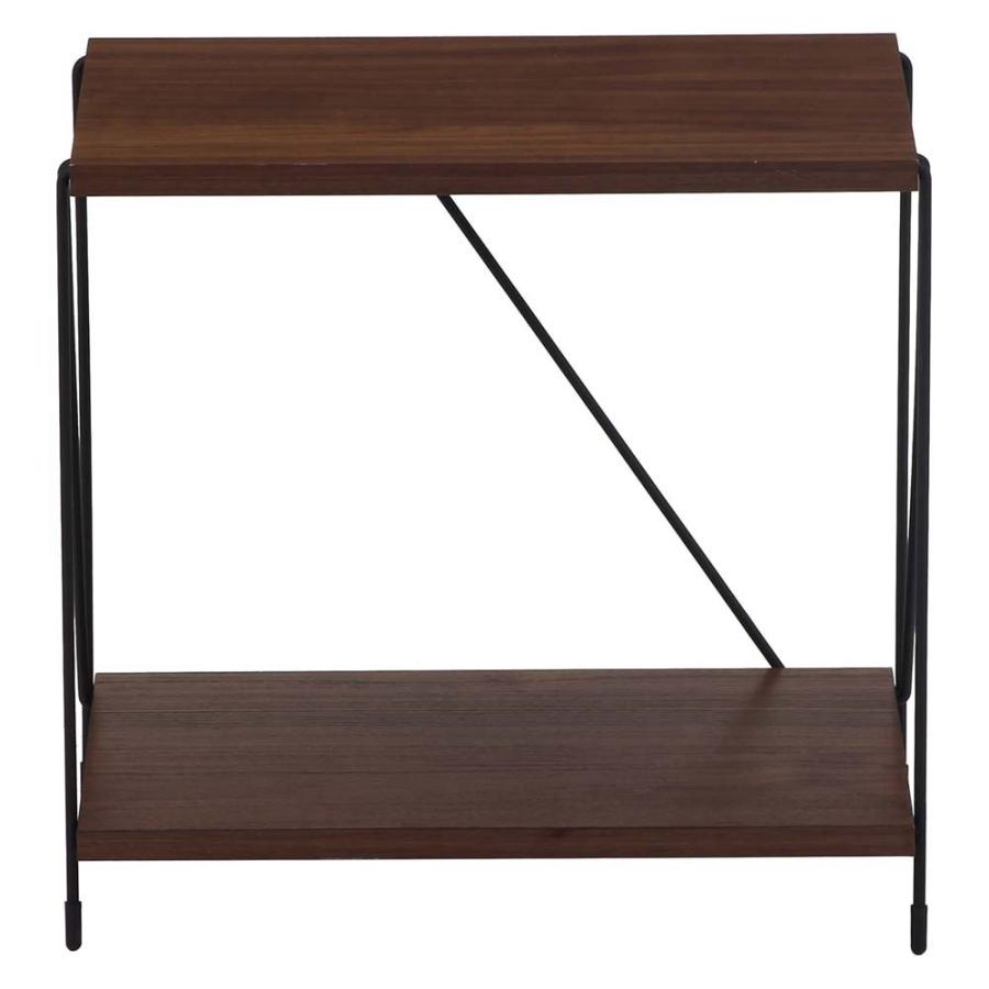 不二貿易 EZBO ワイヤーラック 2段 40幅 ミドルブラウン 77538 | 不二貿易 | 01