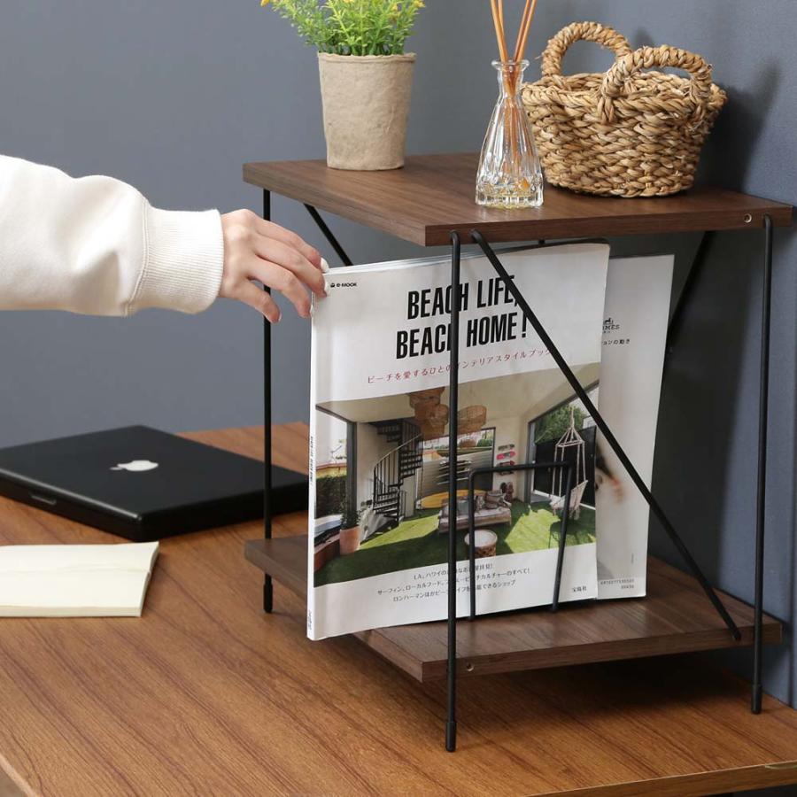 不二貿易 EZBO ワイヤーラック 2段 40幅 ミドルブラウン 77538 | 不二貿易 | 04