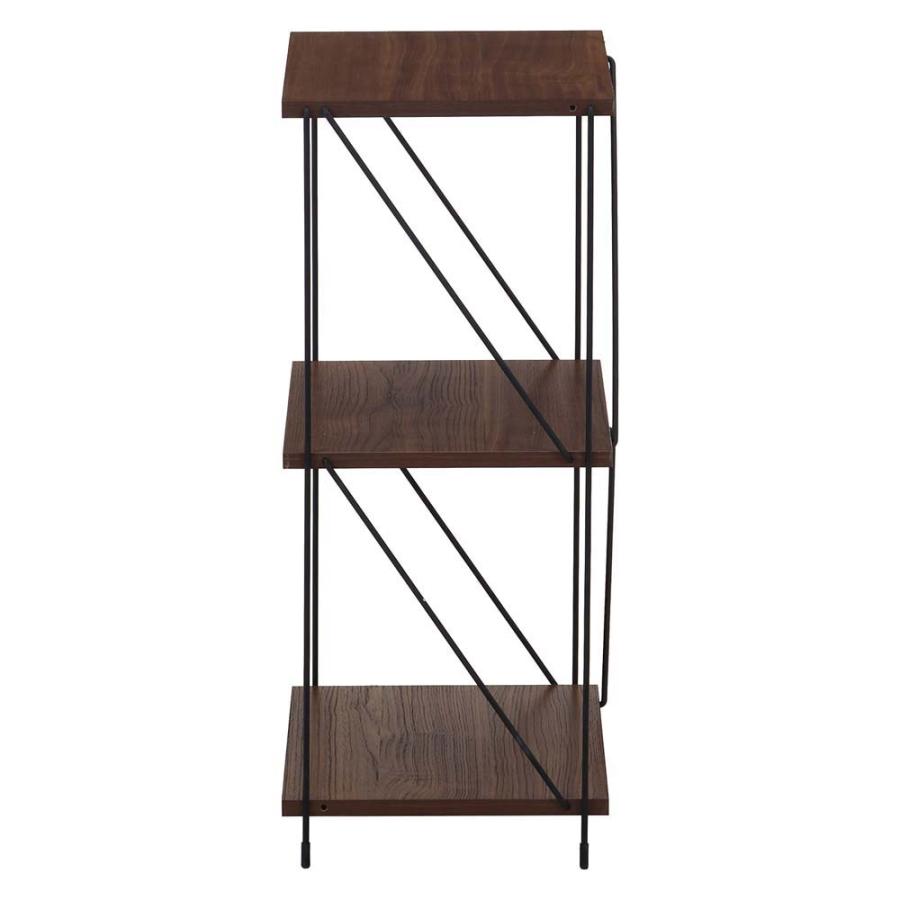 不二貿易 EZBO ワイヤーラック 3段 40幅 ミドルブラウン 77540 | 不二貿易 | 02