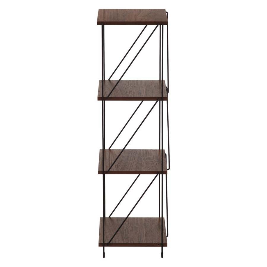 不二貿易 EZBO ワイヤーラック 4段 40幅 ミドルブラウン 77542 | 不二貿易 | 02