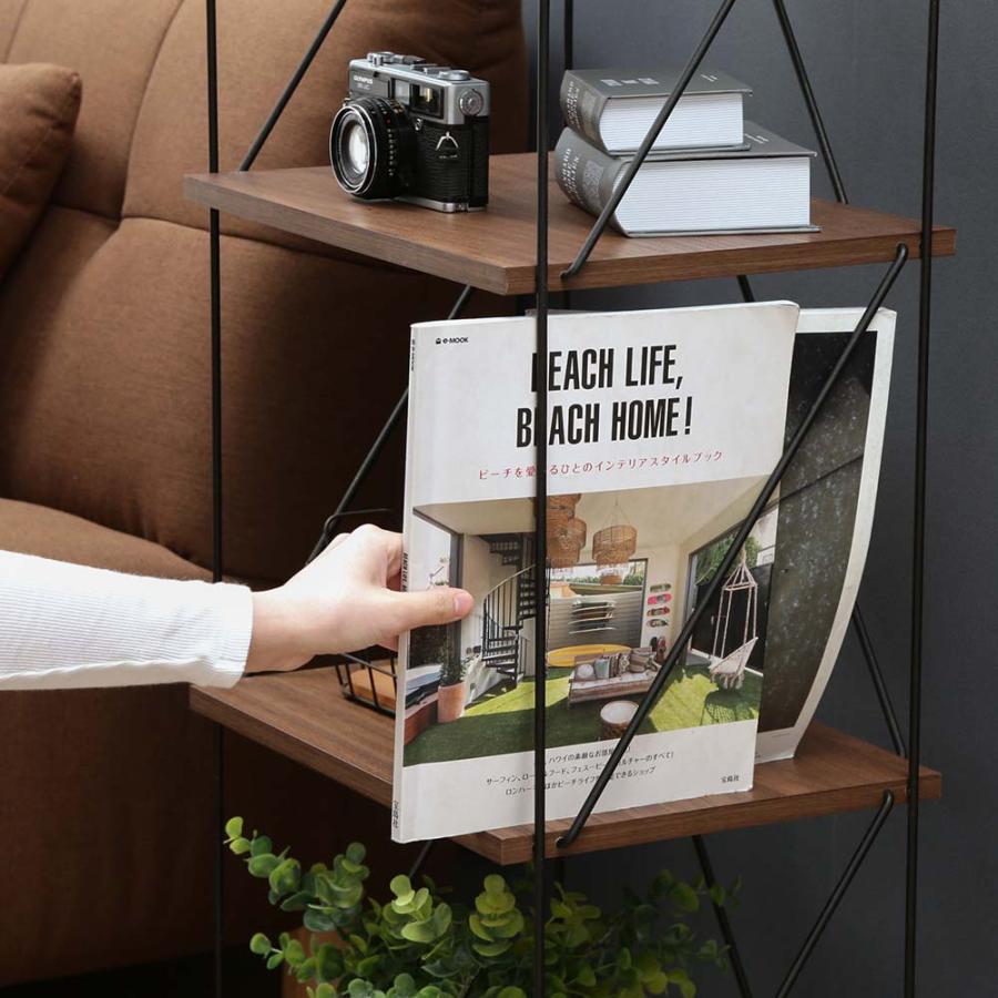 不二貿易 EZBO ワイヤーラック 4段 40幅 ミドルブラウン 77542 | 不二貿易 | 04